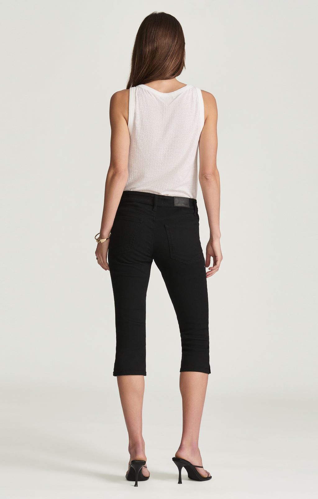 HILARY CAPRI IN BLACK FLEX BLUE - Mavi Jeans