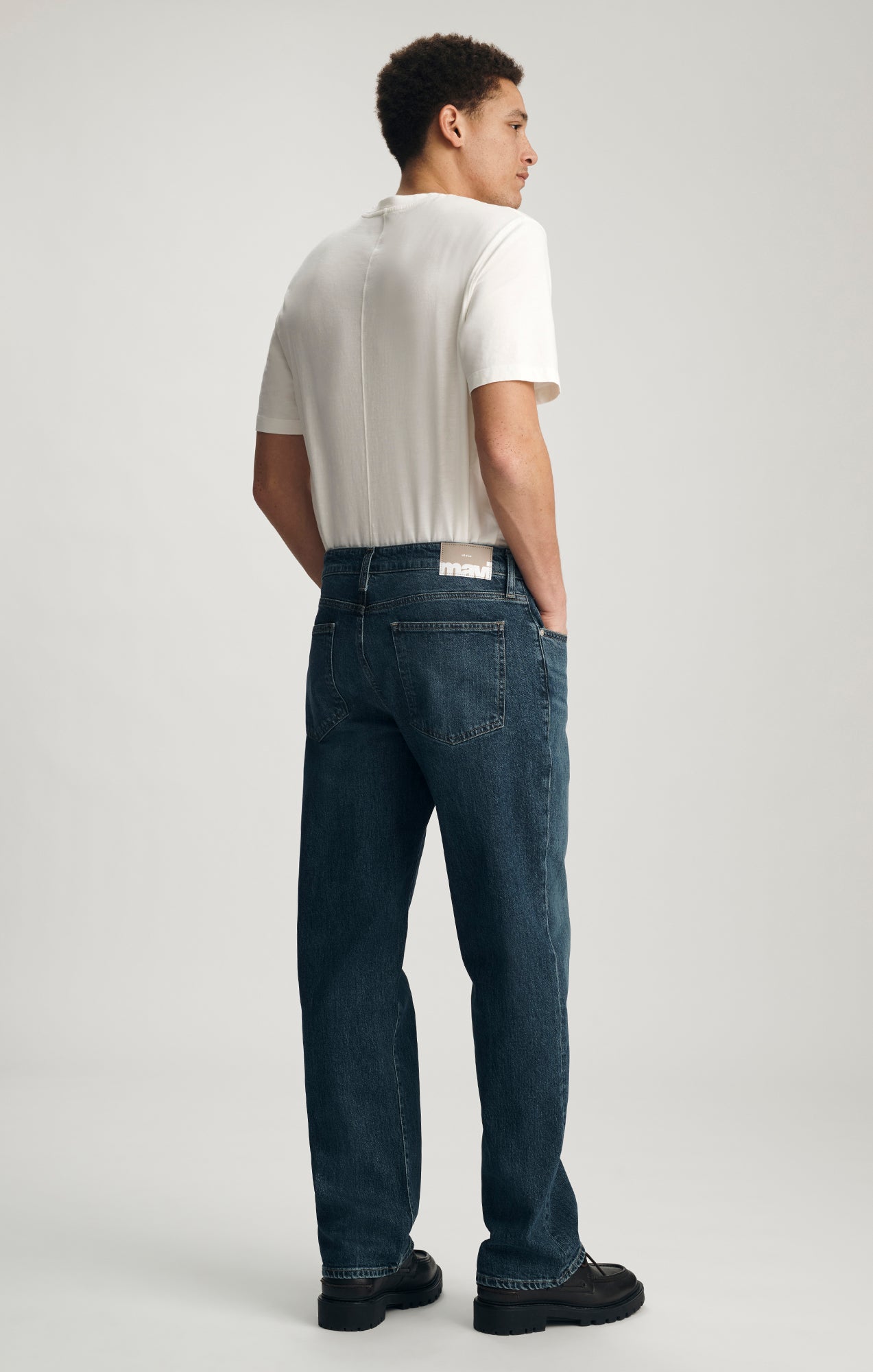 MARLON MODERN STRAIGHT LEG IN DARK USED CLASSIC BLUE - Mavi Jeans