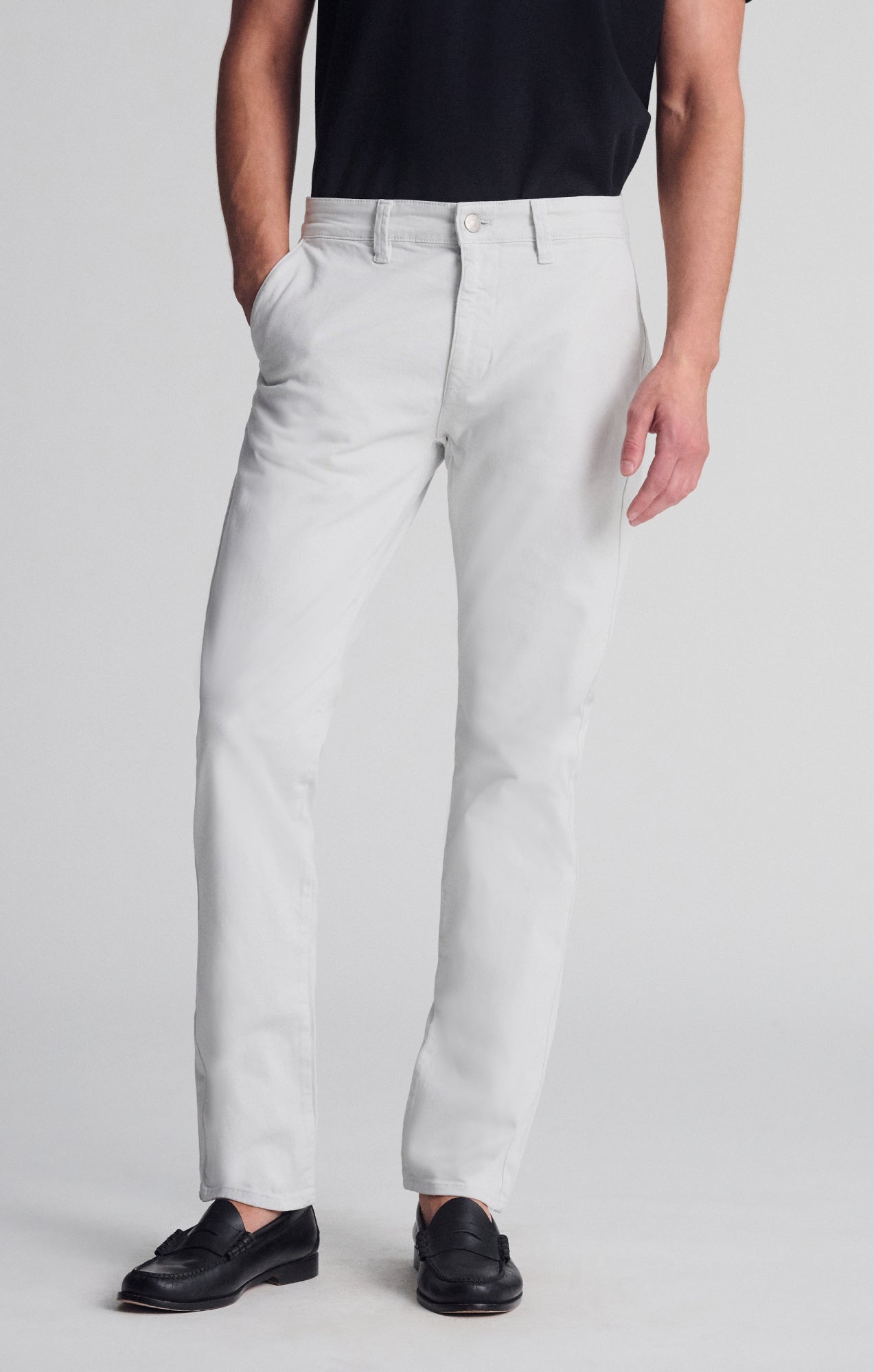 MILTON SLIM STRAIGHT CHINO IN IVORY CASUAL TWILL - Mavi Jeans