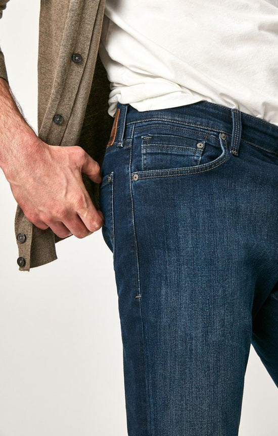 Mavi Men's Matt Classic Relaxed Straight-Leg Jeans - Mid-Rise, Comfort Stretch Denim - View #5