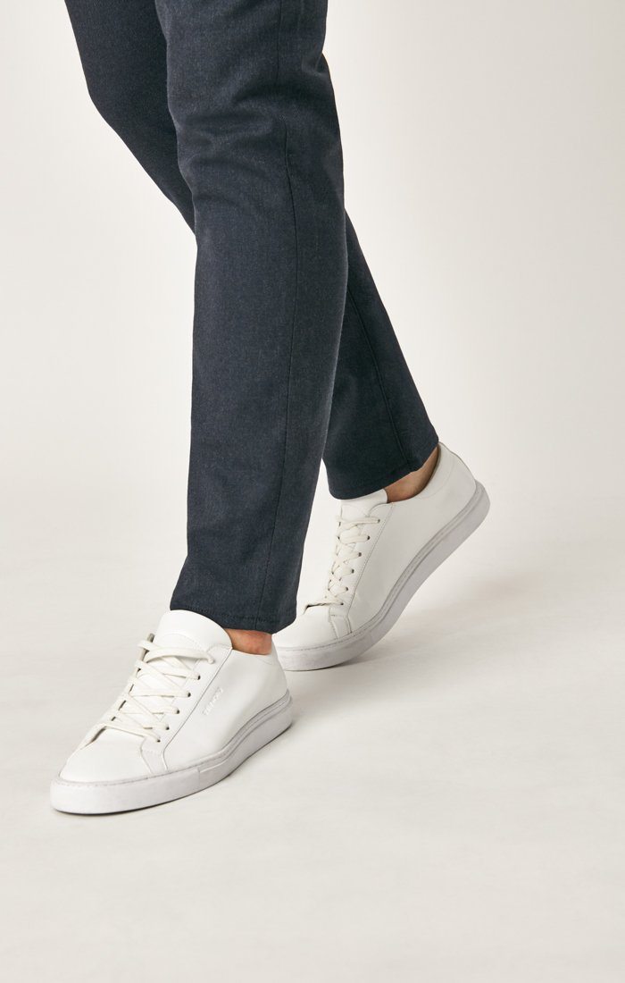 MARCUS SLIM STRAIGHT LEG IN NAVY FEATHER TWEED - Mavi Jeans