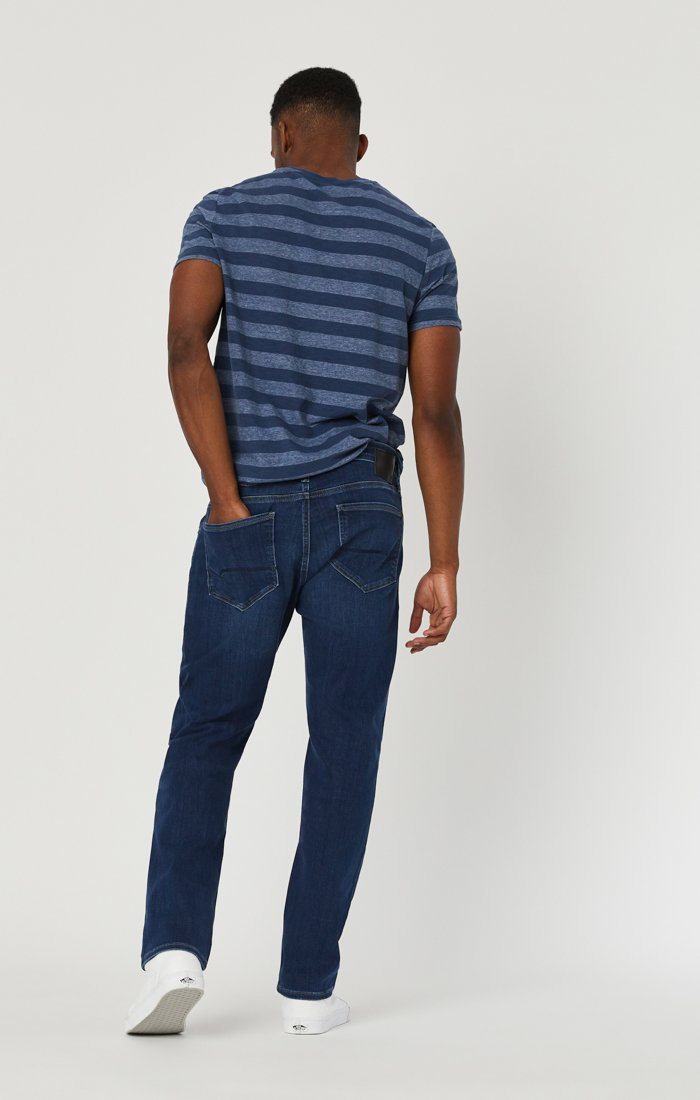 MARCUS SLIM STRAIGHT LEG IN DARK BLUE SUPERMOVE - Mavi Jeans