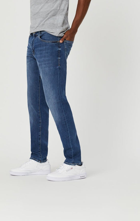 Mavi Men's Jake Slim Leg in Mid Foggy Williamsburg