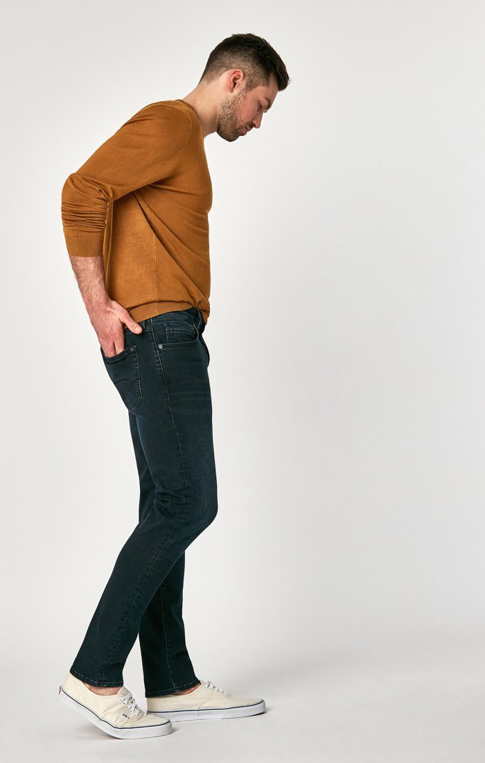 JAKE SLIM LEG IN DEEP BLUE BLACK WILLIAMSBURG - Mavi Jeans