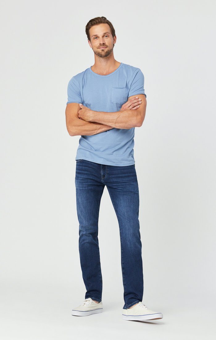 Men's Jake Slim Leg Jeans in Dark Sporty