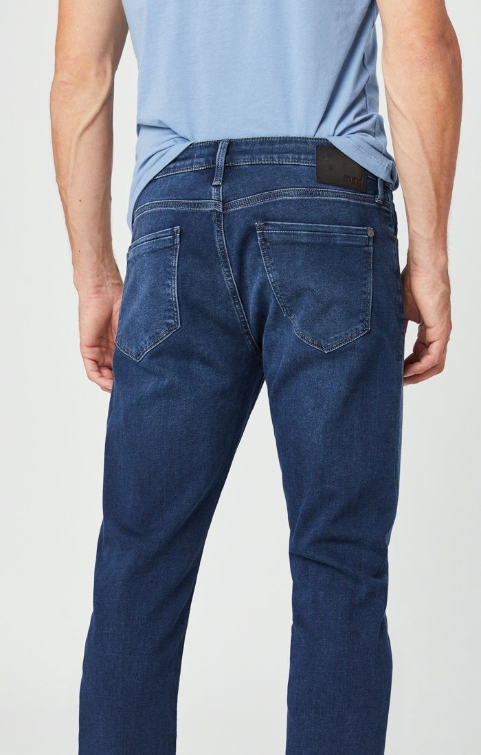JAKE SLIM LEG JEANS IN DARK INDIGO ATHLETIC - Mavi Jeans