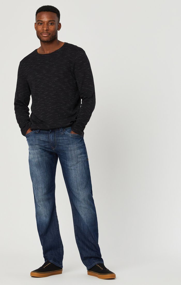ZACH STRAIGHT LEG IN DARK MAUI - Mavi Jeans
