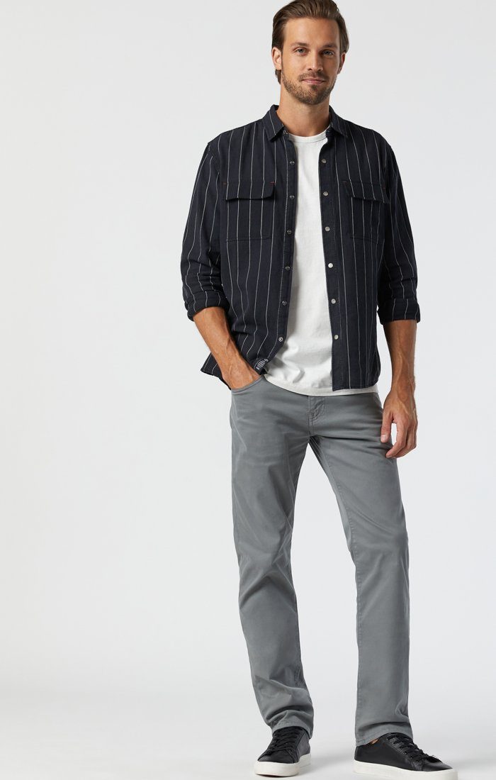 ZACH STRAIGHT LEG IN GREY TWILL - Mavi Jeans
