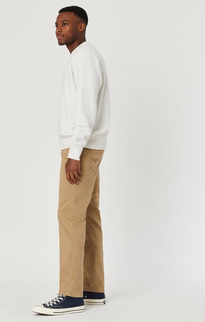 ZACH STRAIGHT LEG IN BRITISH KHAKI TWILL - Mavi Jeans