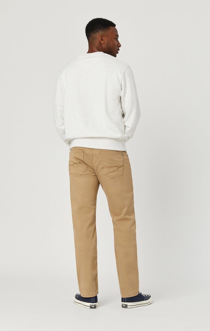ZACH STRAIGHT LEG IN BRITISH KHAKI TWILL - Mavi Jeans