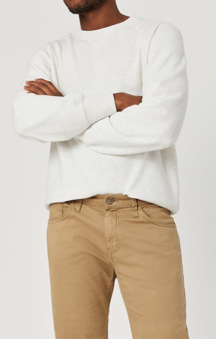 ZACH STRAIGHT LEG IN BRITISH KHAKI TWILL - Mavi Jeans