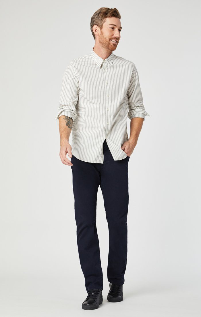 ZACH STRAIGHT LEG IN DARK NAVY TWILL - Mavi Jeans