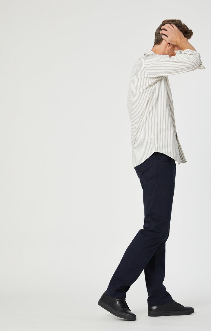 ZACH STRAIGHT LEG IN DARK NAVY TWILL - Mavi Jeans