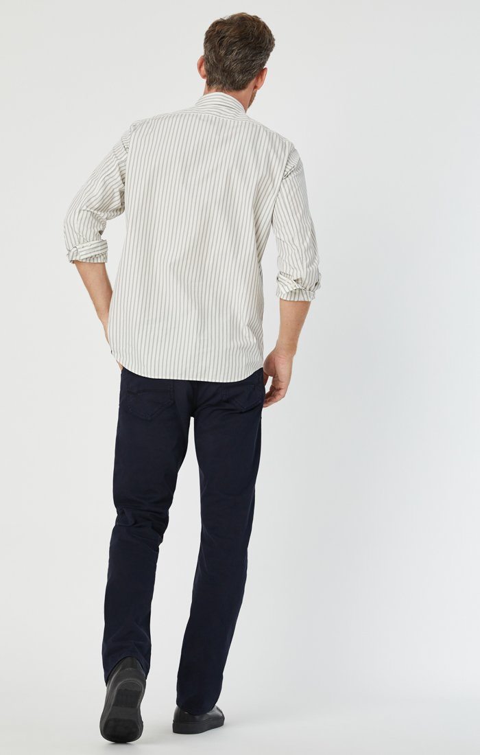 ZACH STRAIGHT LEG IN DARK NAVY TWILL - Mavi Jeans