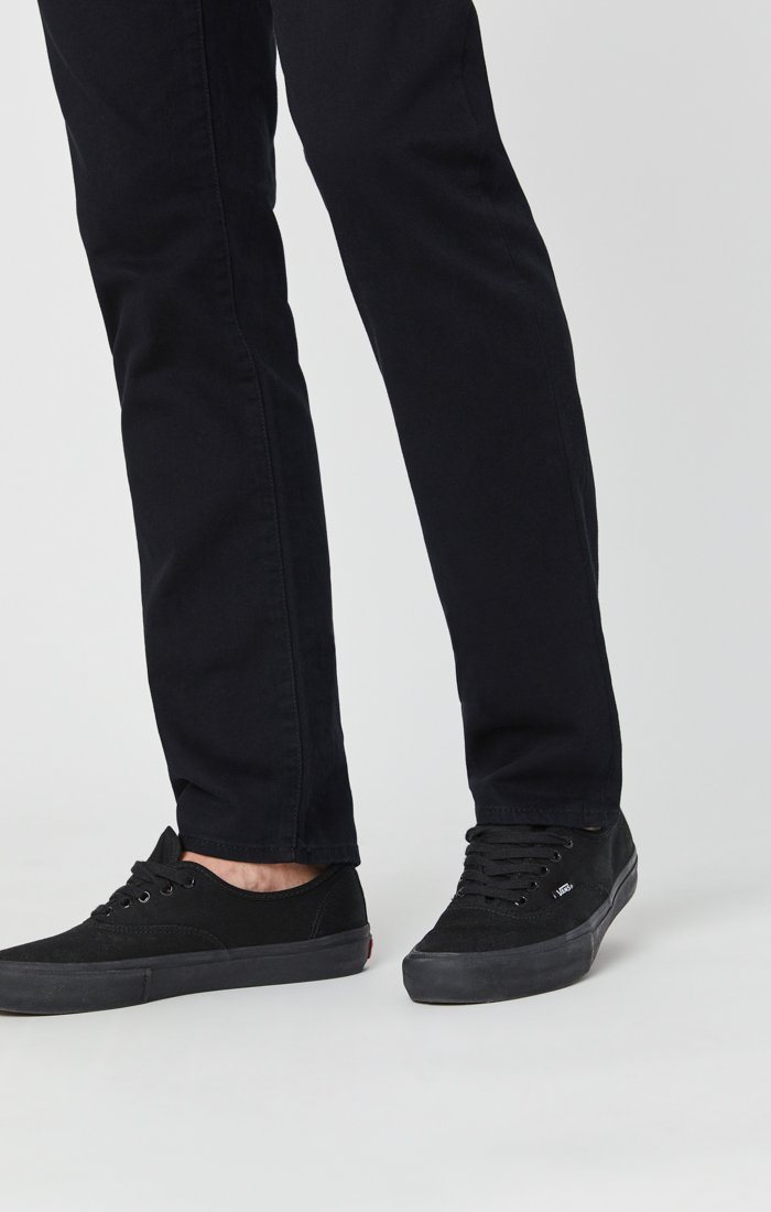 ZACH STRAIGHT LEG IN BLACK WILLIAMSBURG - Mavi Jeans