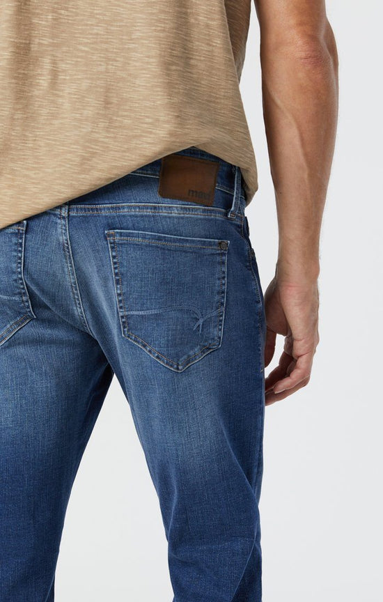 Mavi Men's Zach Straight Leg in Mid Brushed Cashmere
