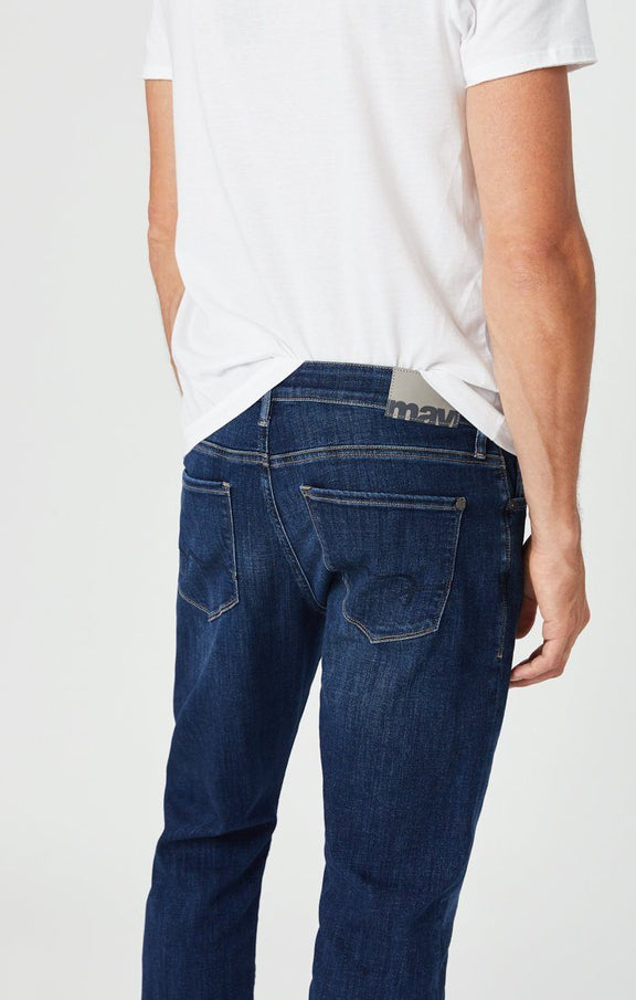 Mavi Men's Zach Straight Leg Jeans In Dark Feather Blue