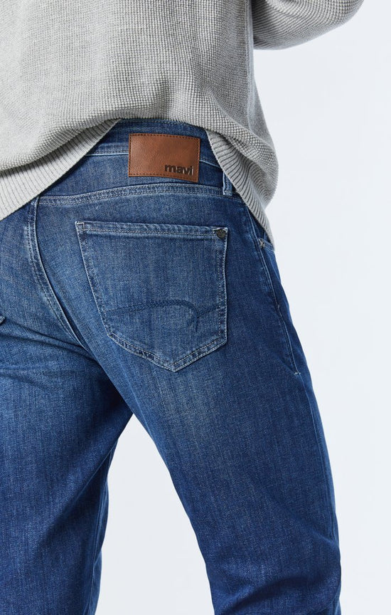 Mavi Men's Zach Straight Leg In Mid Brushed Nashville