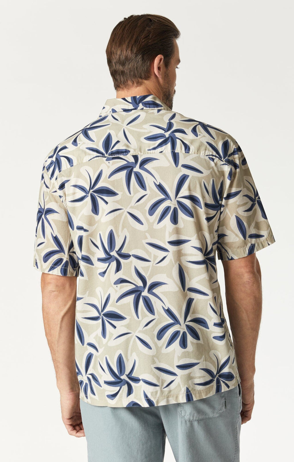 PRINTED SHIRT IN SILVER LINING - Mavi Jeans