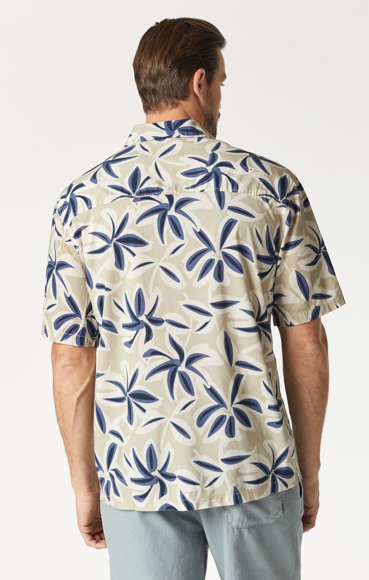 PRINTED SHIRT IN SILVER LINING - Mavi Jeans