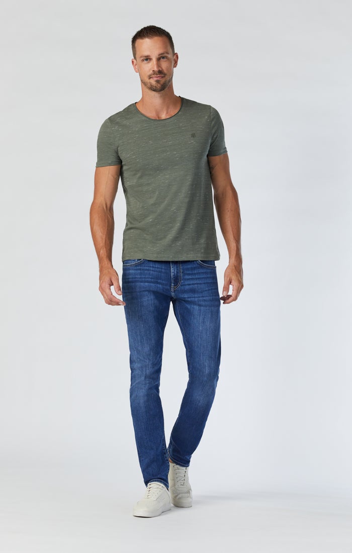 JAKE SLIM LEG JEANS IN INDIGO BRUSHED WILLIAMSBURG - Mavi Jeans