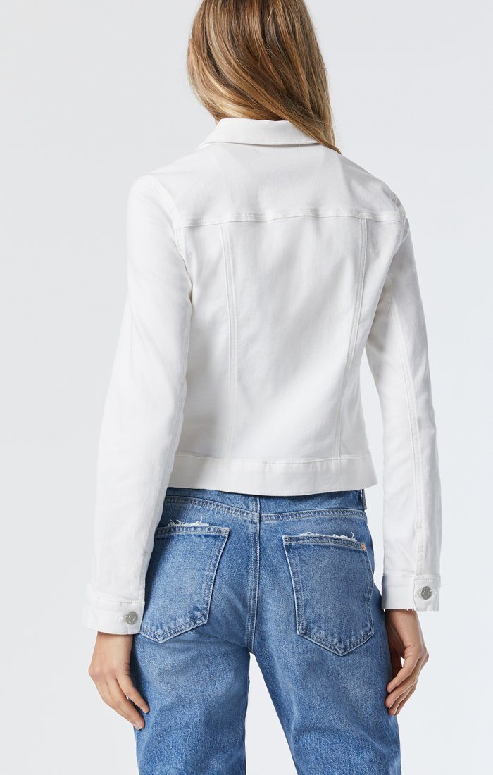 SAMANTHA JACKET IN DOUBLE WHITE SUPERSOFT - Mavi Jeans