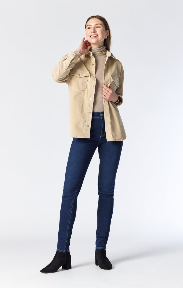 LIVIA OVERSIZED SHIRT IN IRISH CREAM CORD - Mavi Jeans