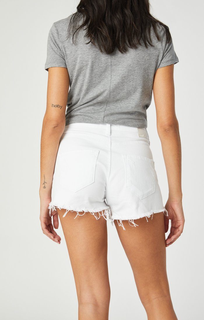 Bare Denim Women Solid Casual Comfort Fit White Shorts - Selling Fast at  Pantaloons.com