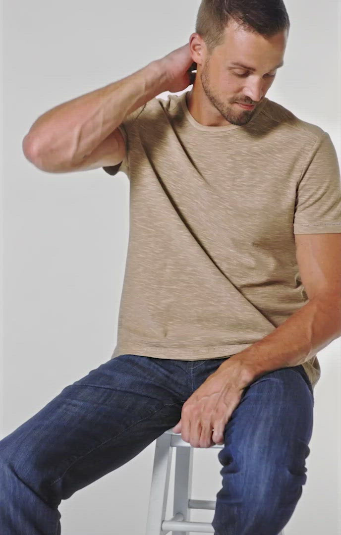 ZACH STRAIGHT LEG IN INDIGO BRUSHED MAUI - Mavi Jeans