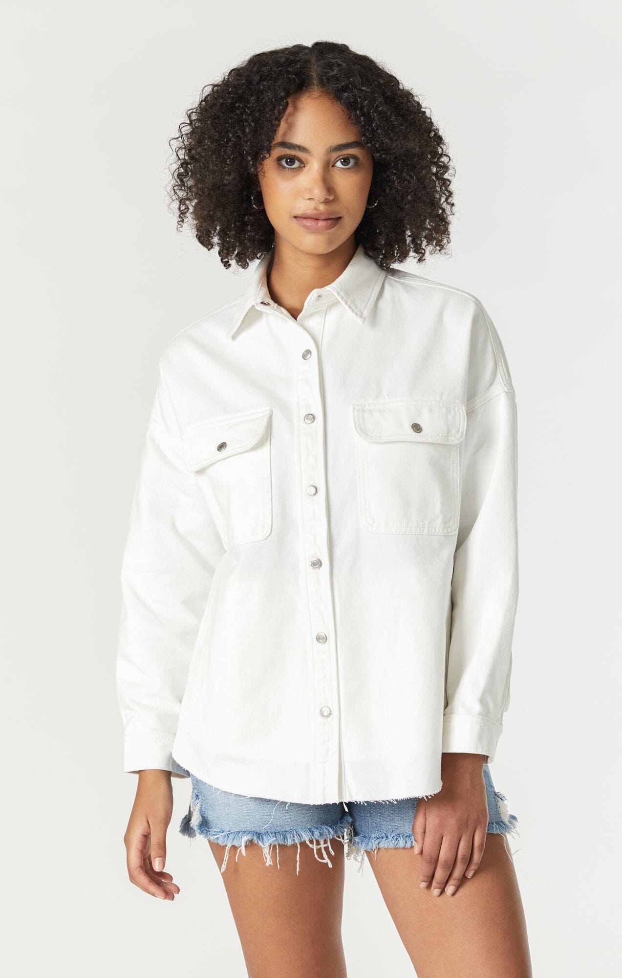 Wrangler Women's Retro Long Sleeve Western Snap Shirt, Dark Denim, X-Small  at Amazon Women's Clothing store