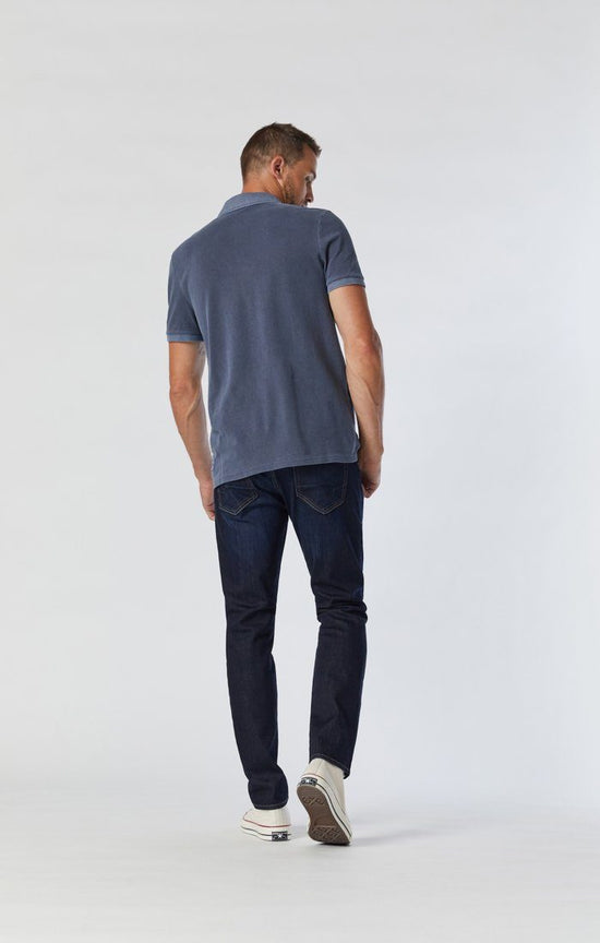 Mavi Men's Jake Slim Leg In Rinse Brushed Williamsburg