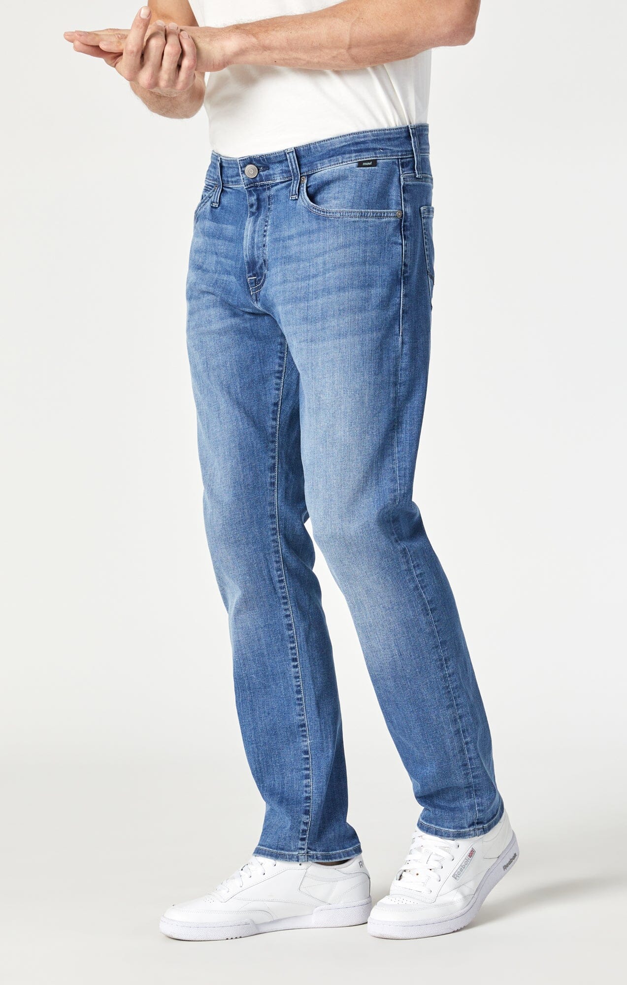MARCUS SLIM STRAIGHT LEG IN MID BRUSHED WILLIAMSBURG - Mavi Jeans