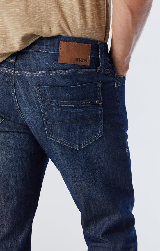 Mavi Men's Zach Straight Leg in Indigo Brushed Maui