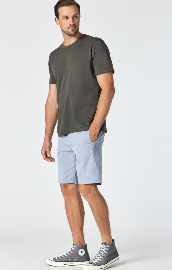 Mavi Men's Simon Shorts In Blue Summer Stripe