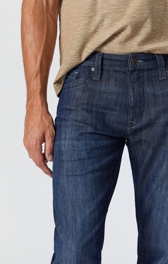 Mavi Men's Zach Straight Leg in Indigo Brushed Maui