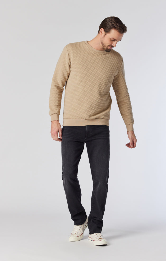ZACH STRAIGHT LEG IN SMOKE WILLIAMSBURG - Mavi Jeans