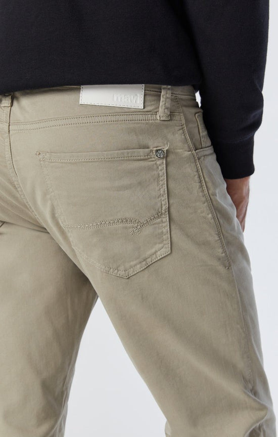 Mavi Men's Zach Straight Leg in Beige Twill