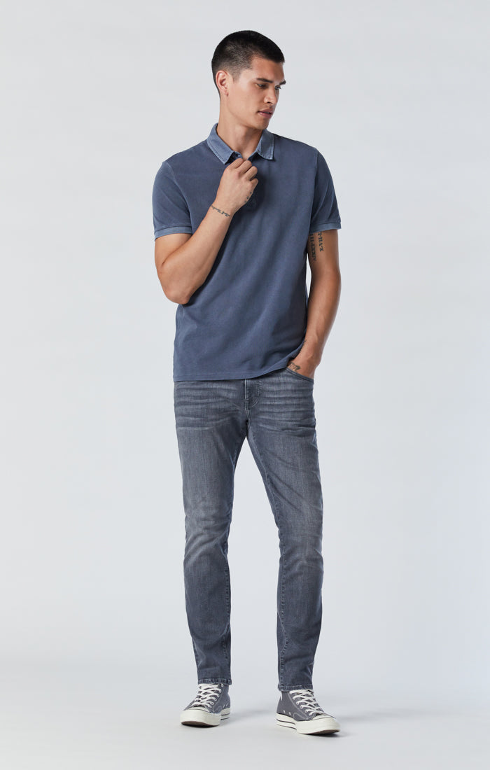 JAKE SLIM LEG JEANS IN MID GREY WILLIAMSBURG - Mavi Jeans
