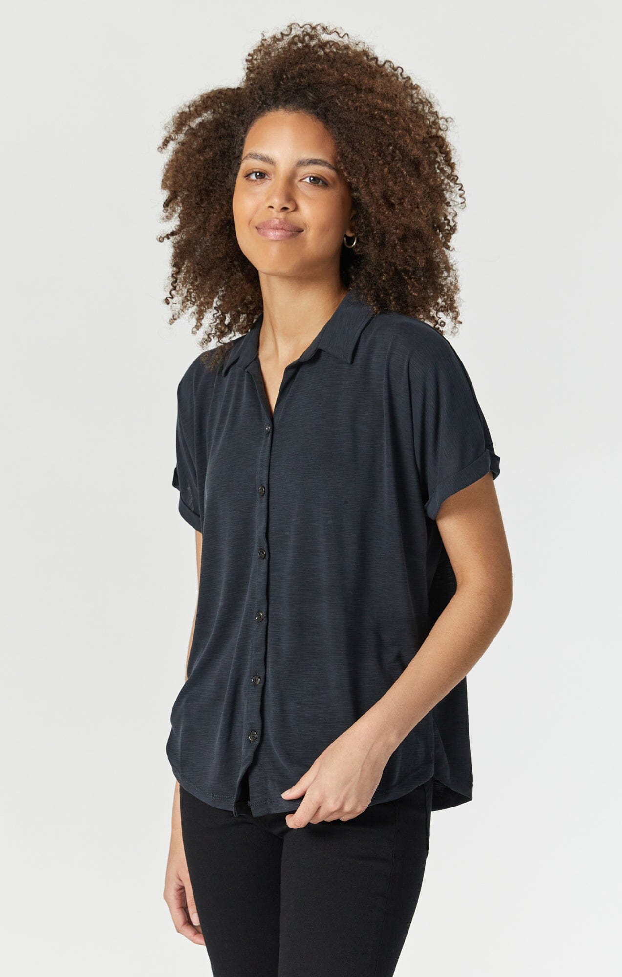 Short sleeve hotsell collared shirt womens