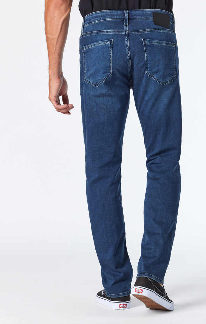 Mavi Men's Zach Straight Leg Jeans In Foggy Blue Athletic