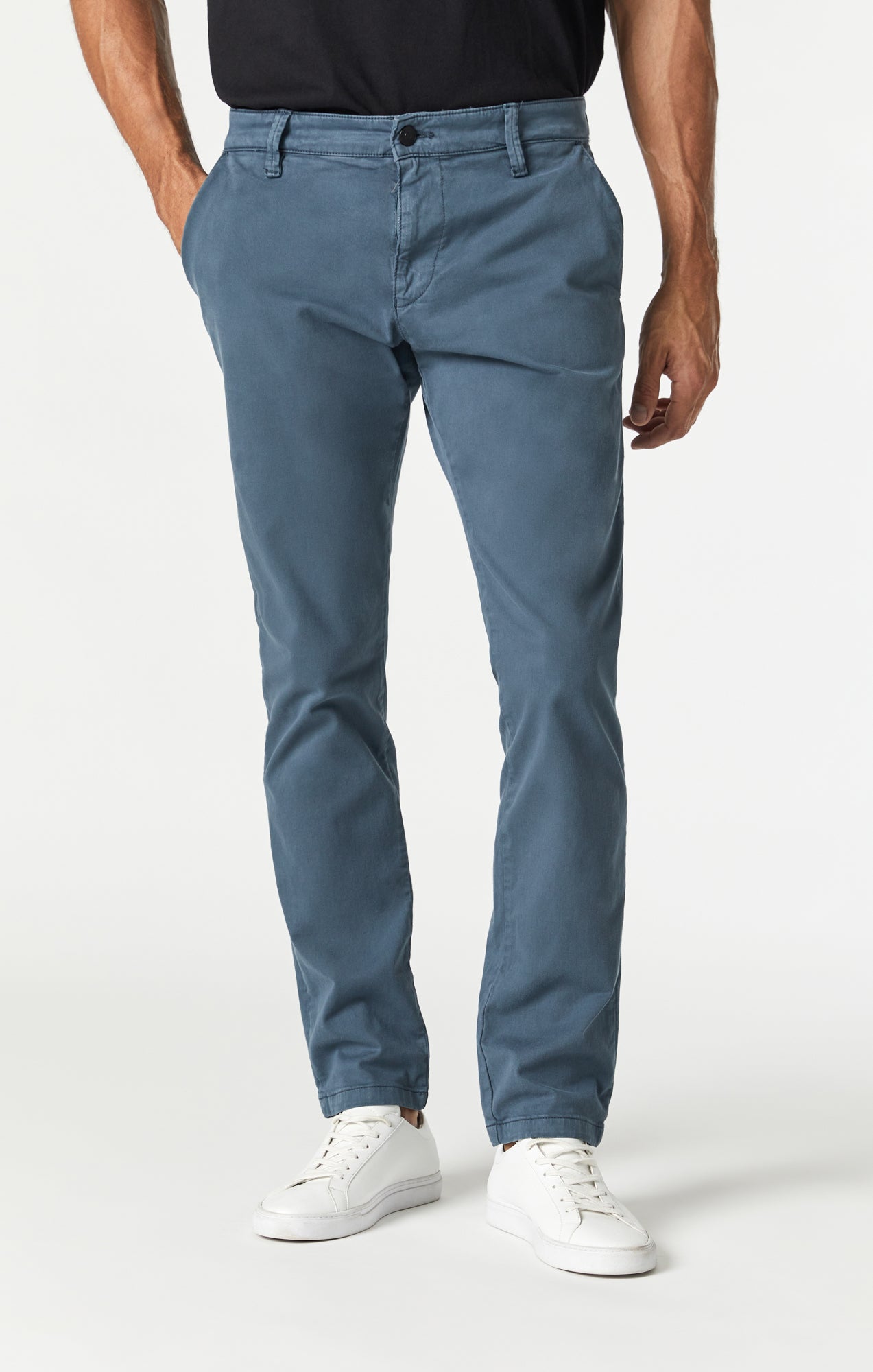 Mavi Men's Johnny Slim Chino Pants In Dark Slate Twill