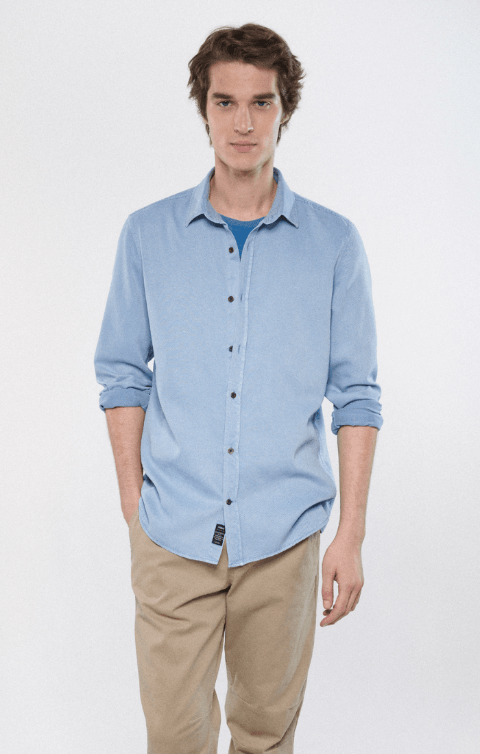 Blue jeans and button down store