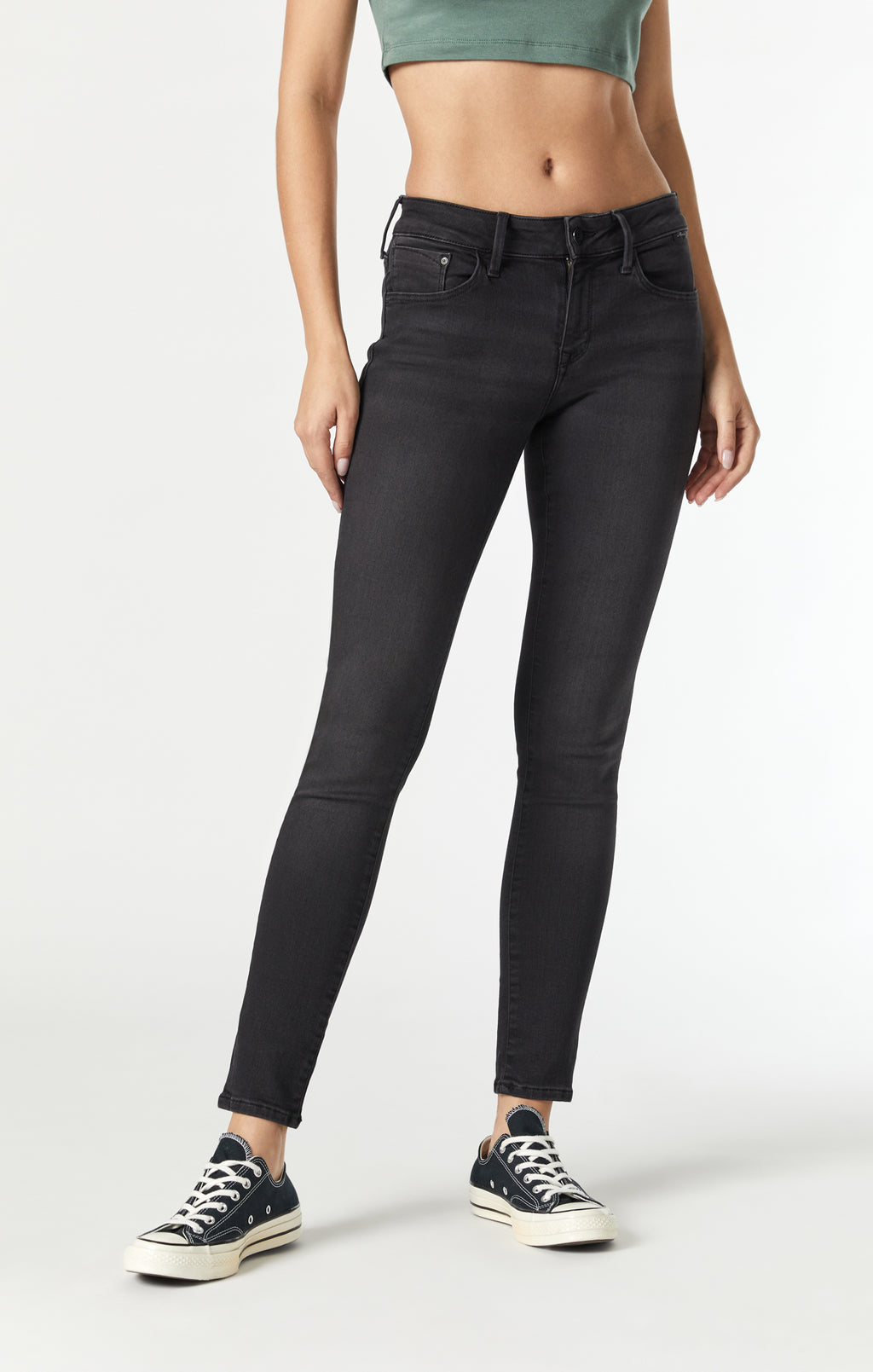 ALEXA SKINNY IN DARK SMOKE SUPERSOFT - Mavi Jeans