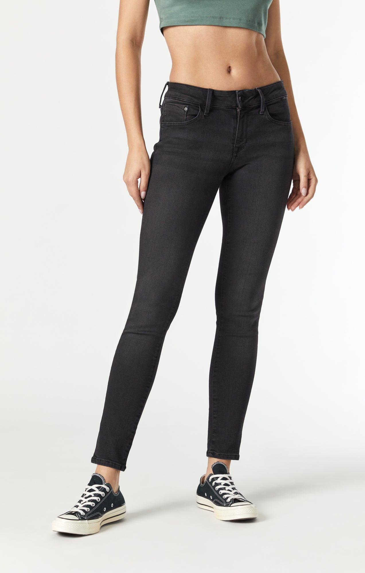ALEXA SKINNY IN DARK SMOKE SUPERSOFT - Mavi Jeans