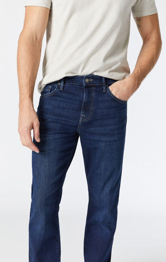 Mavi Men's Zach Straight Leg In Deep Brushed Williamsburg