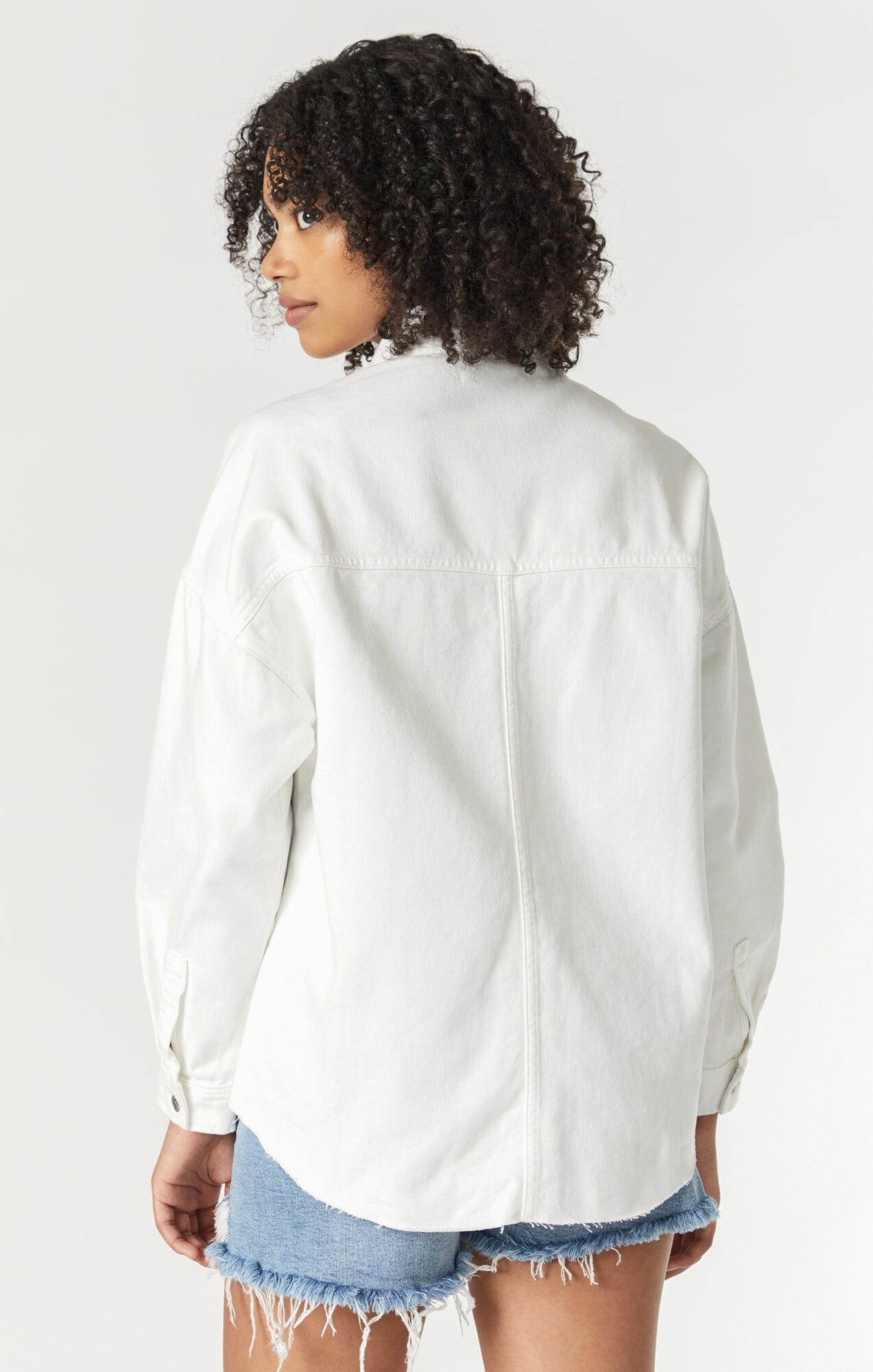 Off-White Denim Full Sleeves Shirt|147024802