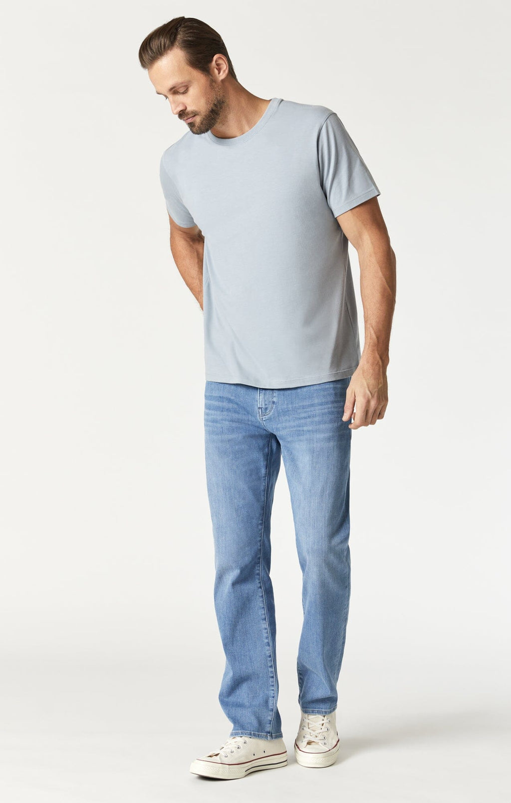 T-SHIRT IN ALUMINUM NATURAL DYE - Mavi Jeans