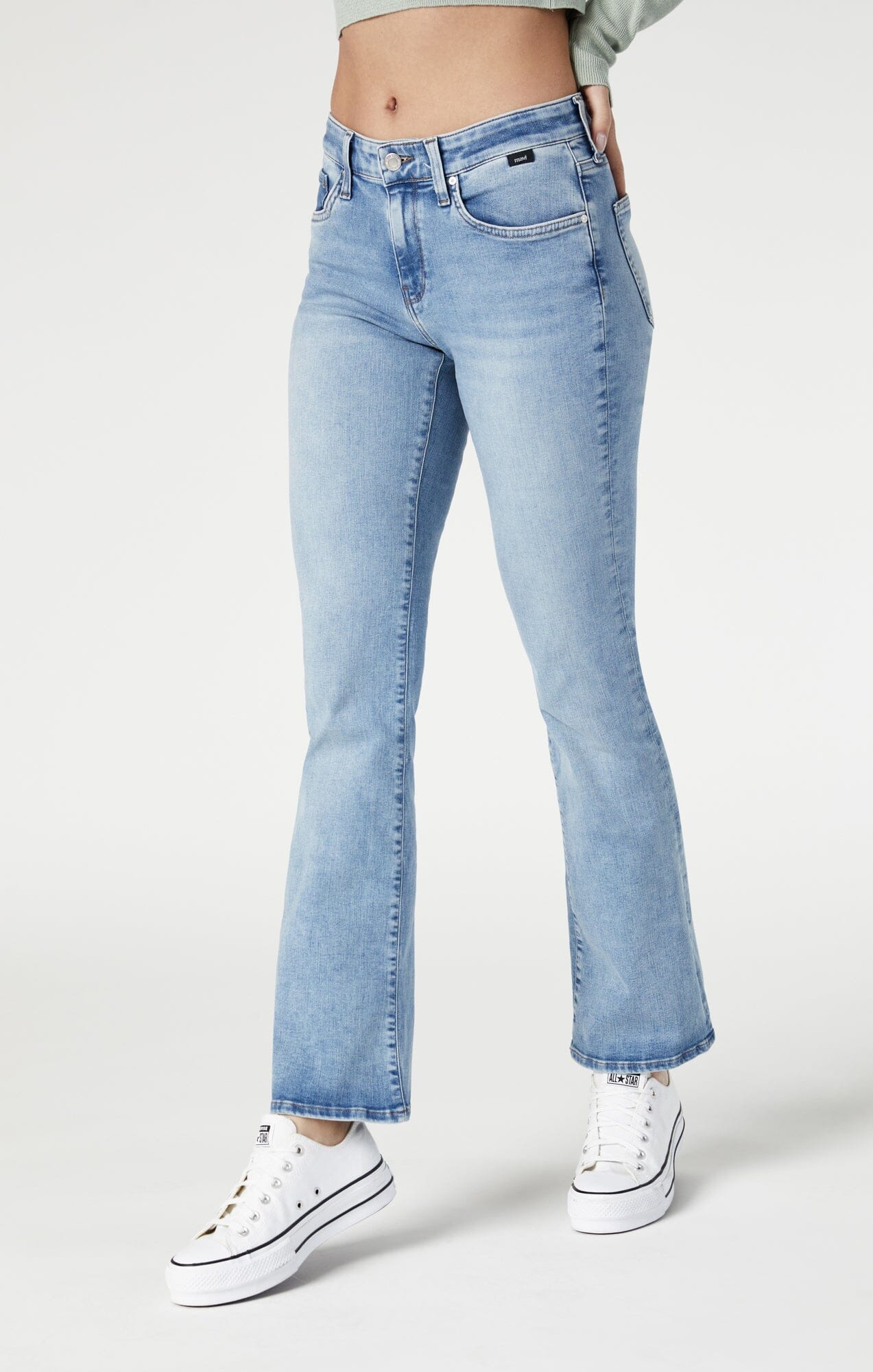MOLLY BOOTCUT IN LIGHT FEATHER BLUE - Mavi Jeans