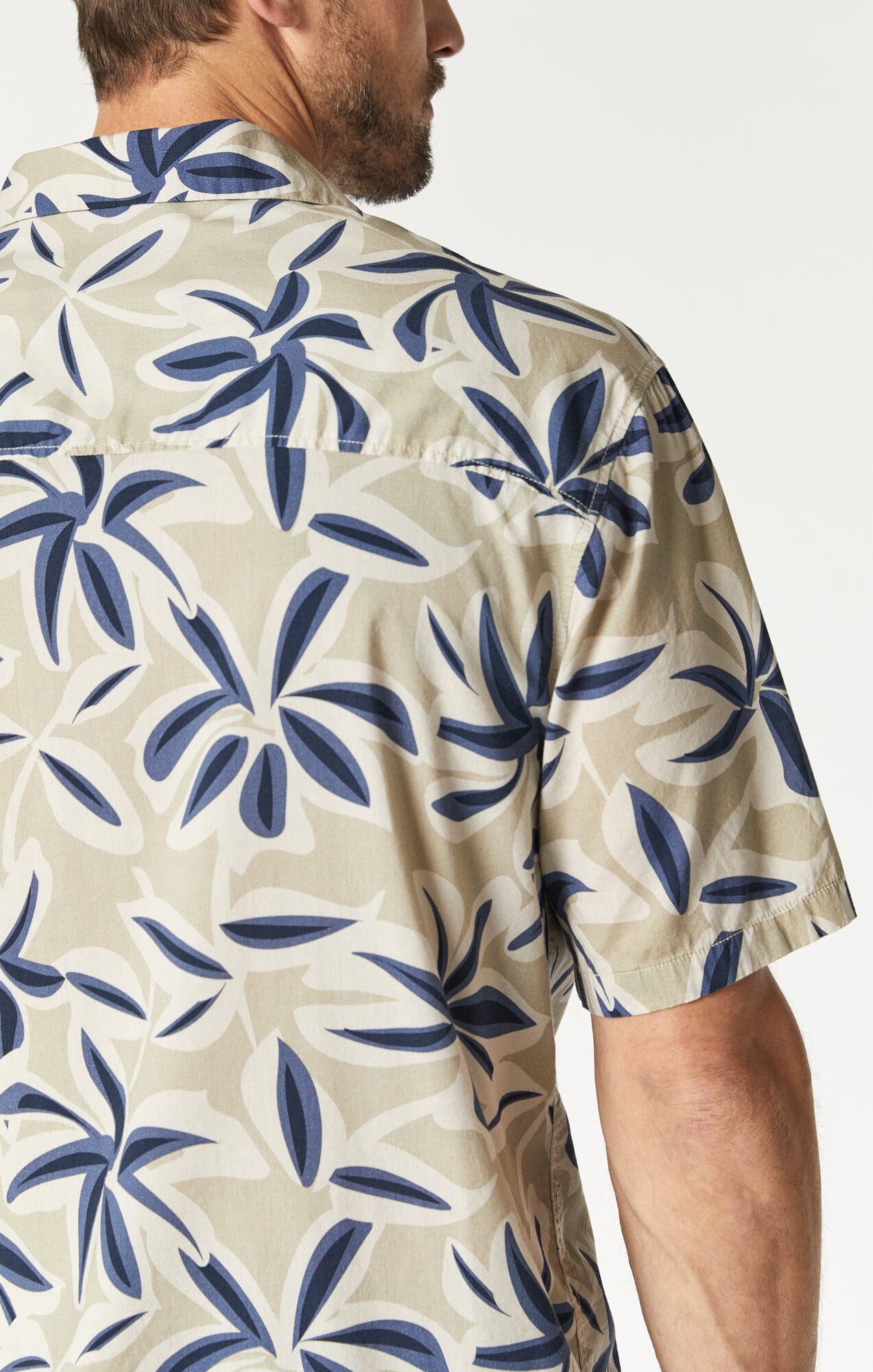 PRINTED SHIRT IN SILVER LINING - Mavi Jeans