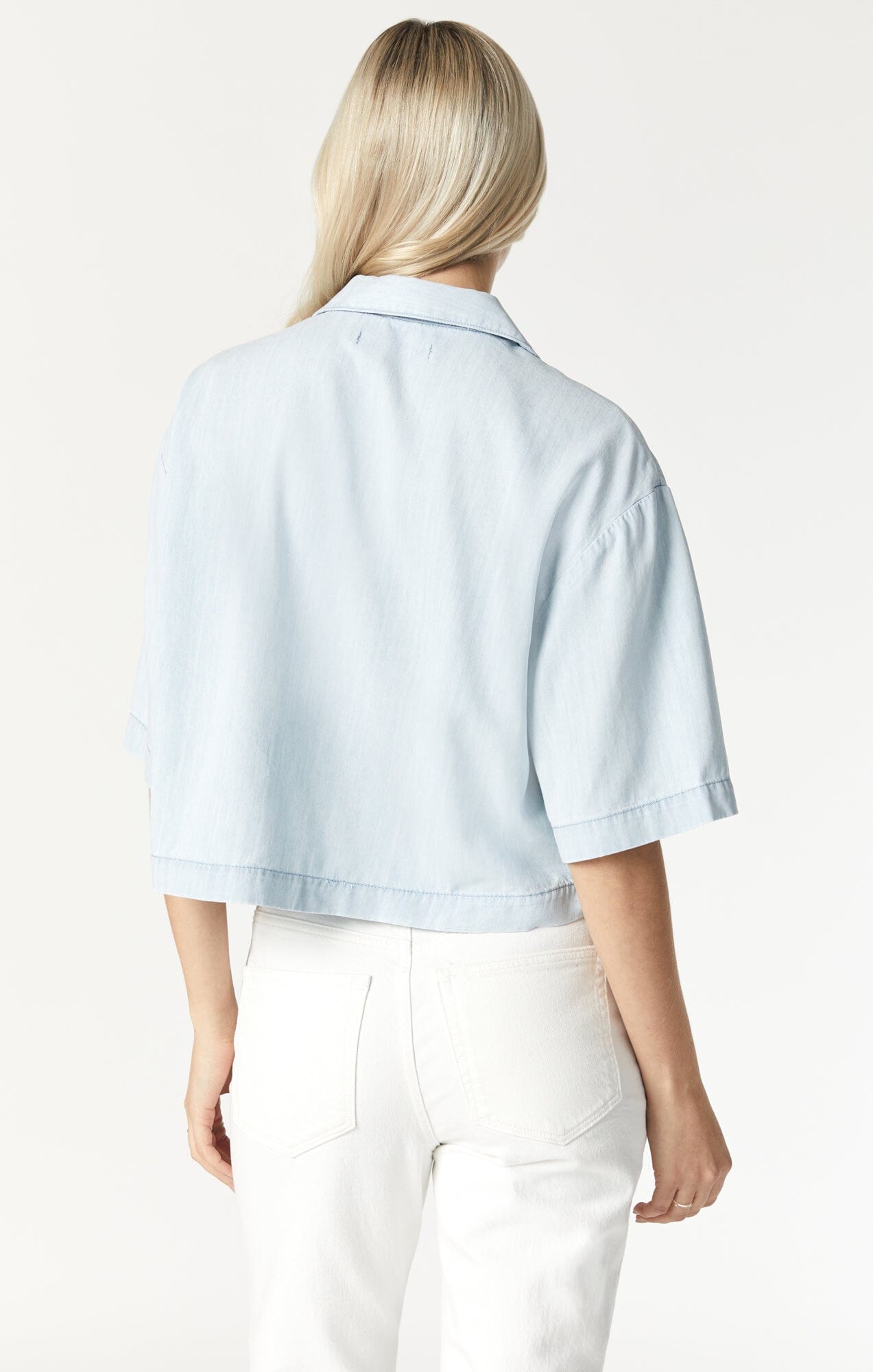 Buy Light Blue Shirts for Women by CEFALU Online | Ajio.com